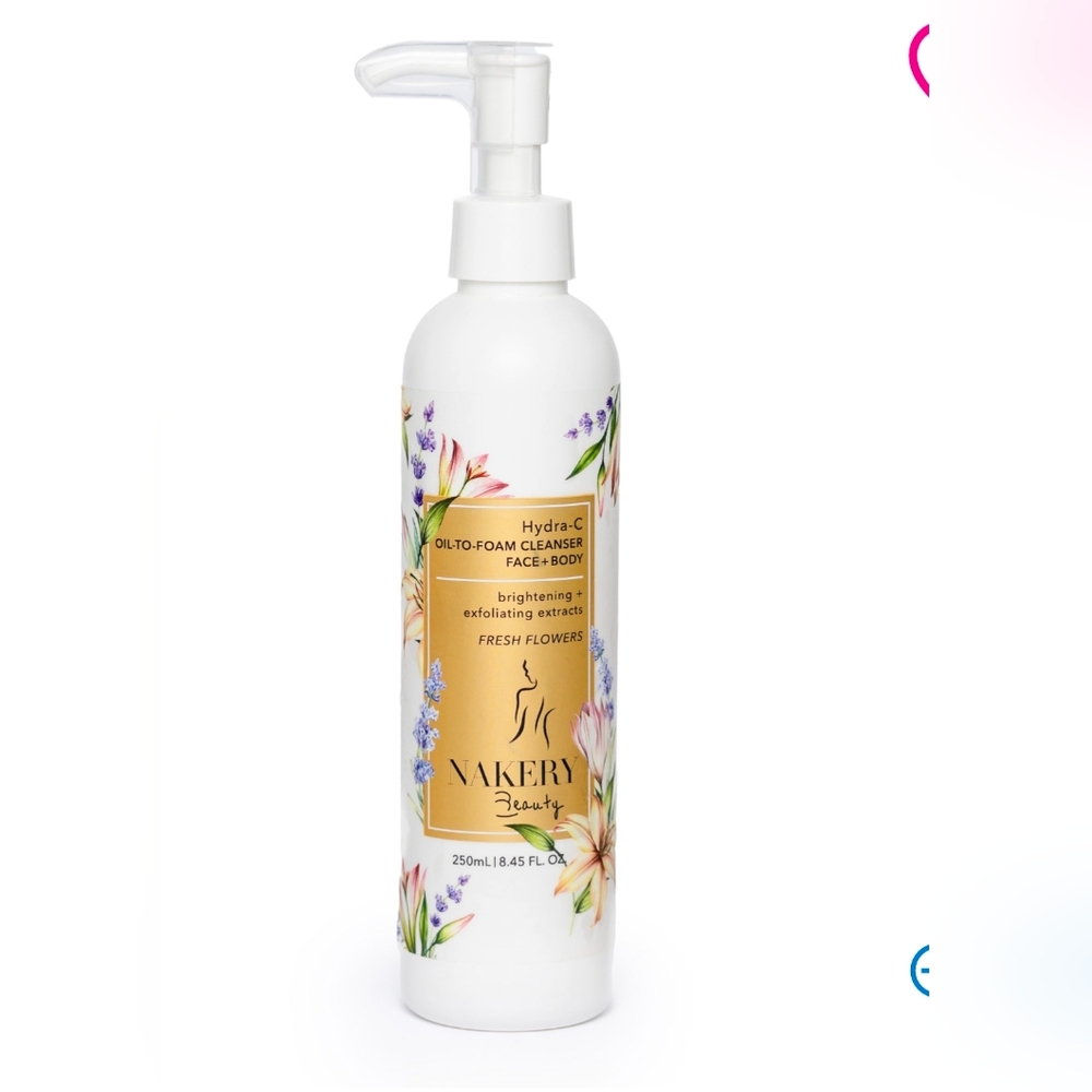 Nakery Beauty‎ Fesh Flowers Hydra-C Oil-to-Foam Cleanser - White